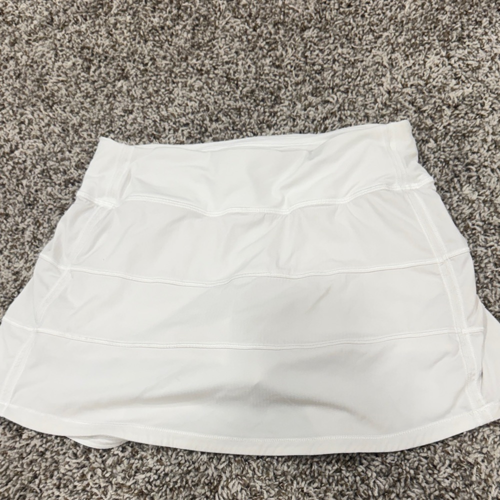 Pace Rival skirt with built in shorts. White Athletic size 4